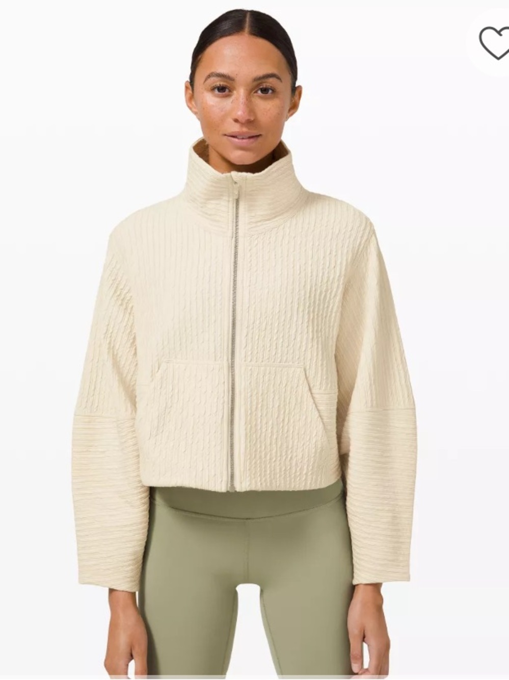 Lululemon Textured Cropped Jacket - XS/S